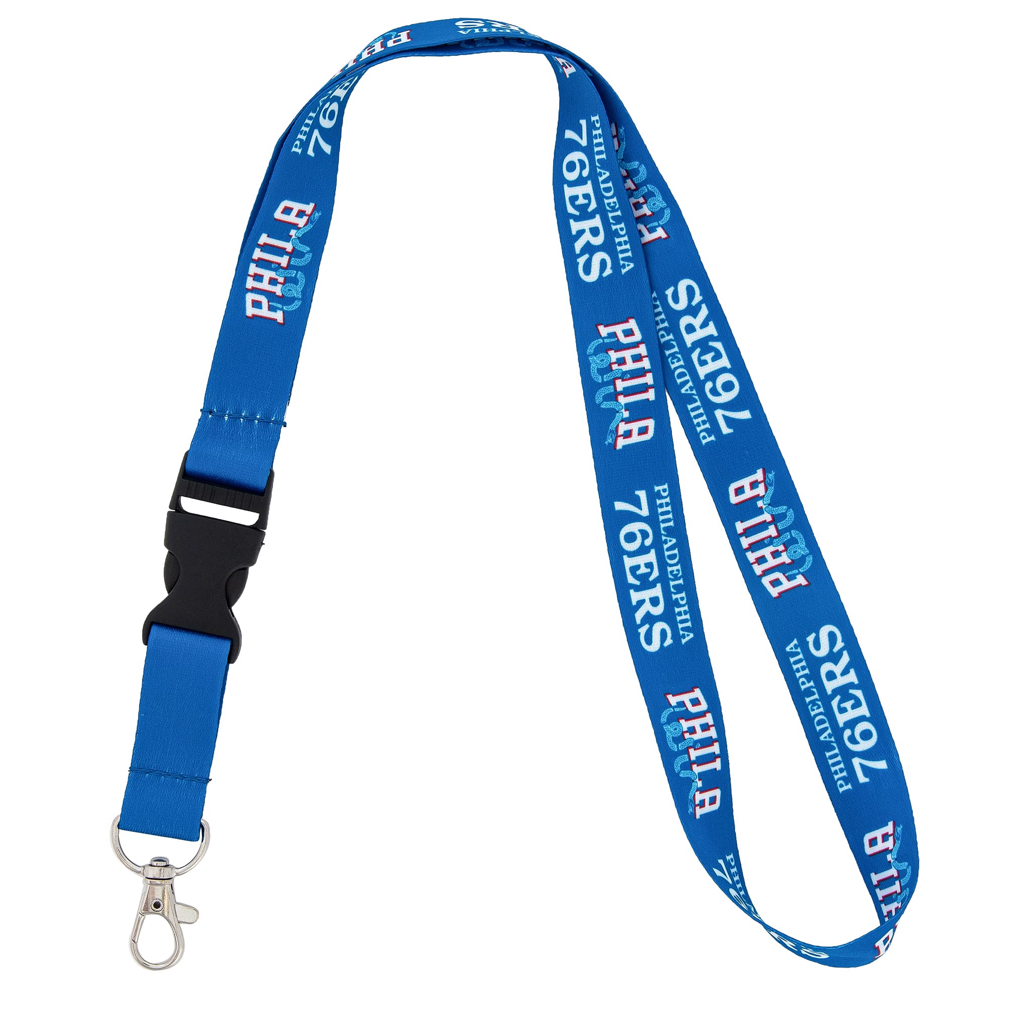 Desert Cactus Philadelphia 76ers Lanyard Keychain Detachable NBA Breakaway Snap Buckle National Basketball Association Car Keys ID Badge Holder (Lanyard 6)