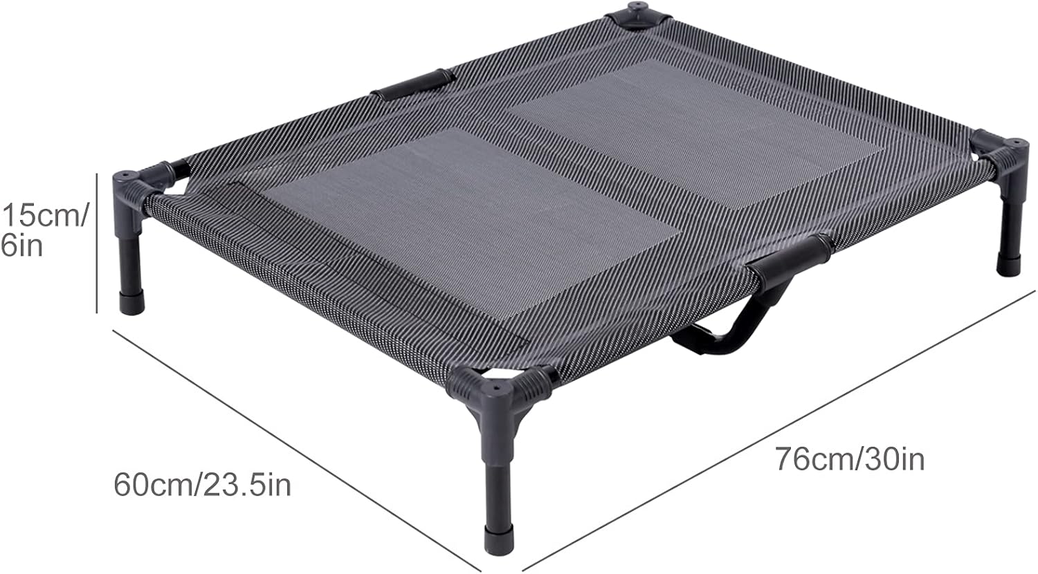 ANWA Elevated Dog Bed Large Size, Raised Dog Bed Outdoor Use, Portable