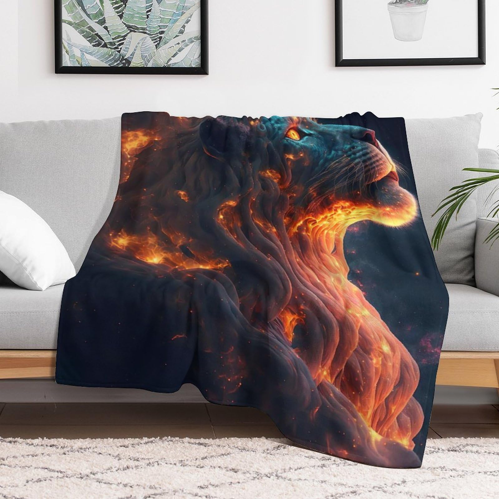 Produktbild von Flannel Kuscheldecke - Übergroße, Super Weiche Decke Für Couch & Bett (140x180cm)