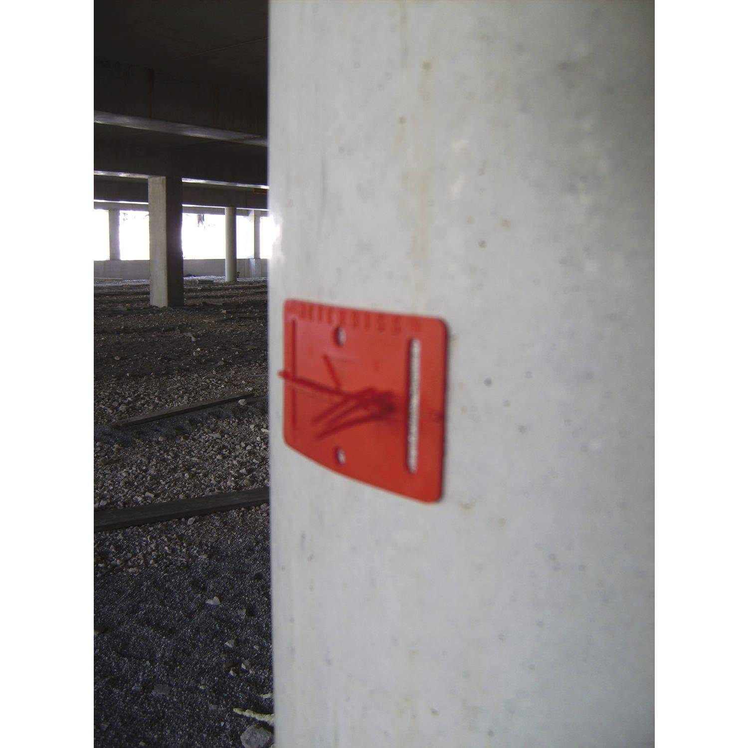 Secotec 67Rs21-Rot Meterriss-Plakette Selbstklebend Mit Pinsel Farbe, Rot