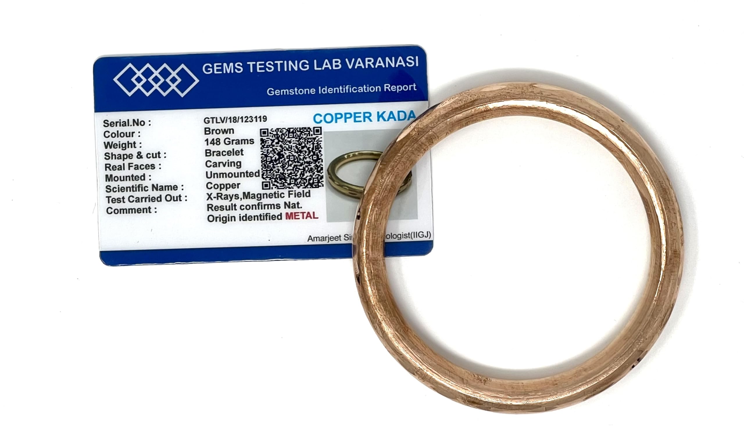 MAHANT JI 100% Certified Pure Copper Diamond Cut Thick Punjabi Kada For Men Or Heavy Copper Kada With Lab Certificate (Inner Diameter 6.8 Cm) (B0CNH52H9C) Amazon Price History, Amazon Price Tracker