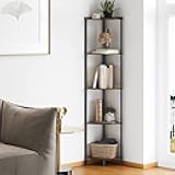 SUNMORY 5 Tier Corner Shelf Stand,Industrial 65