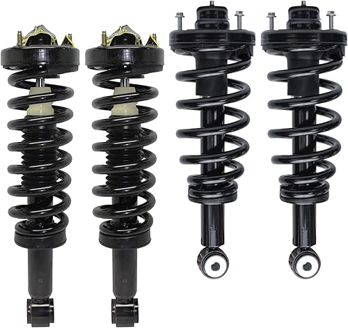 Miniatura 10 de Detroit Axle - 4 puntales para Scion tC 2005-2010 puntales traseros delanteros completos con muelle helicoidal 2006 2007 2008 2009 montaje de