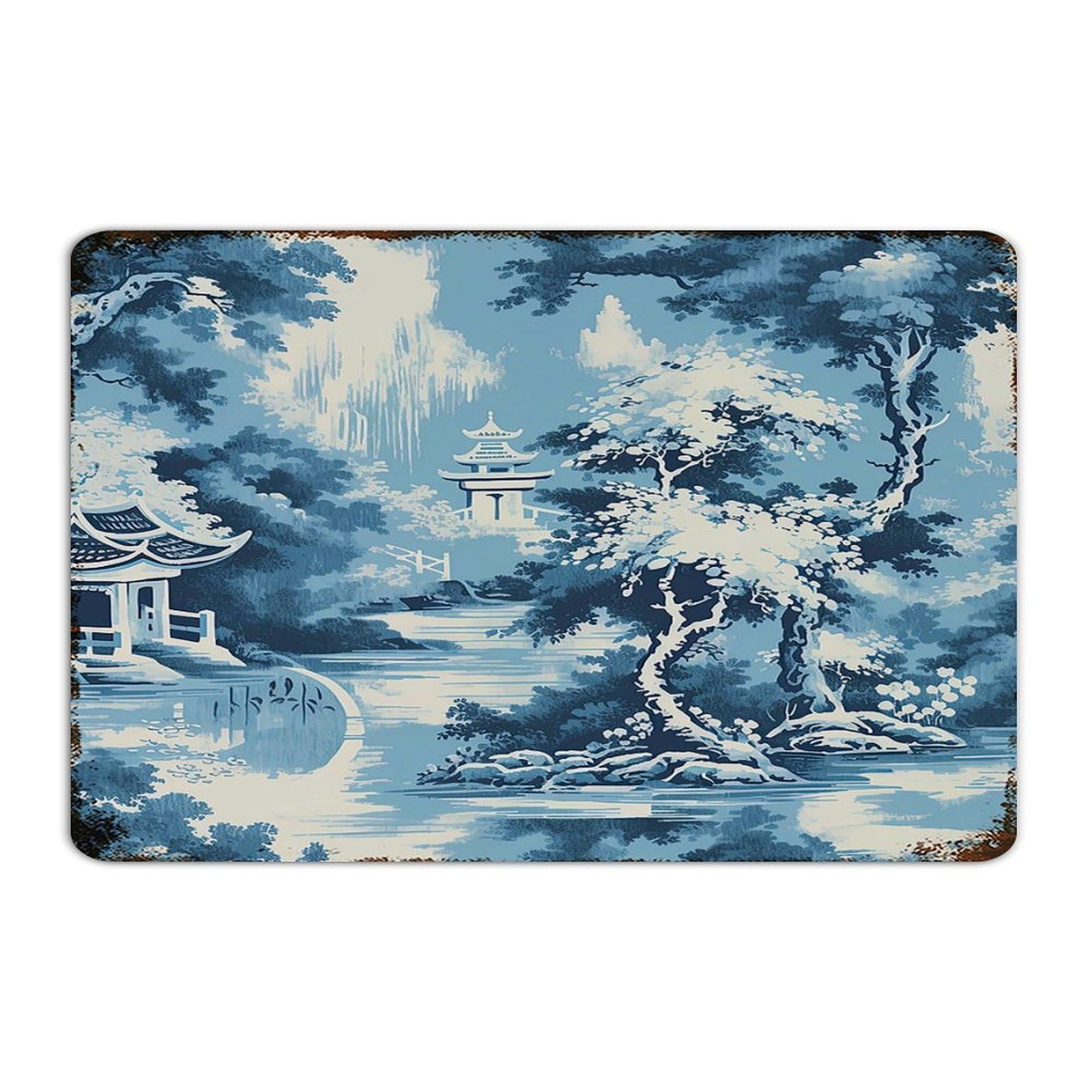 Décoration murale chinoiserie extérieur pour terrasse et jardin zen