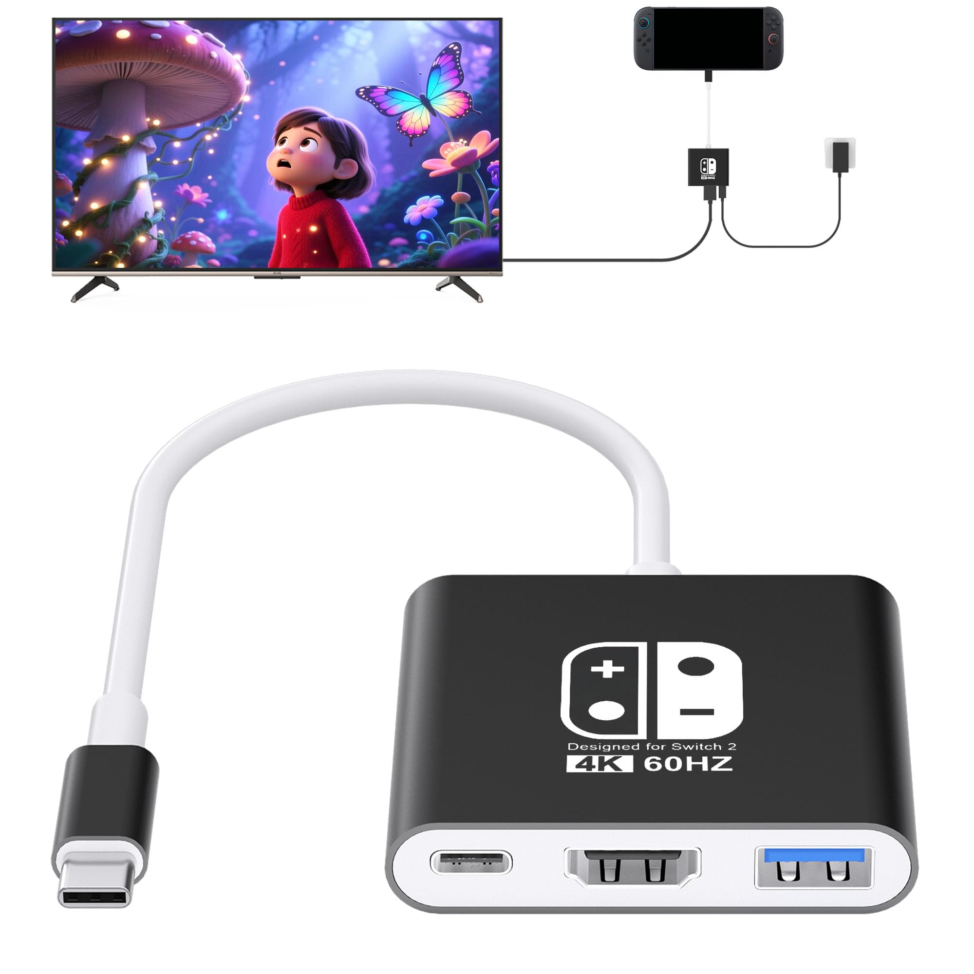 Amazon.co.jp: Switch 2 ドック 小型 アルミニウム合金の外装 【新登場