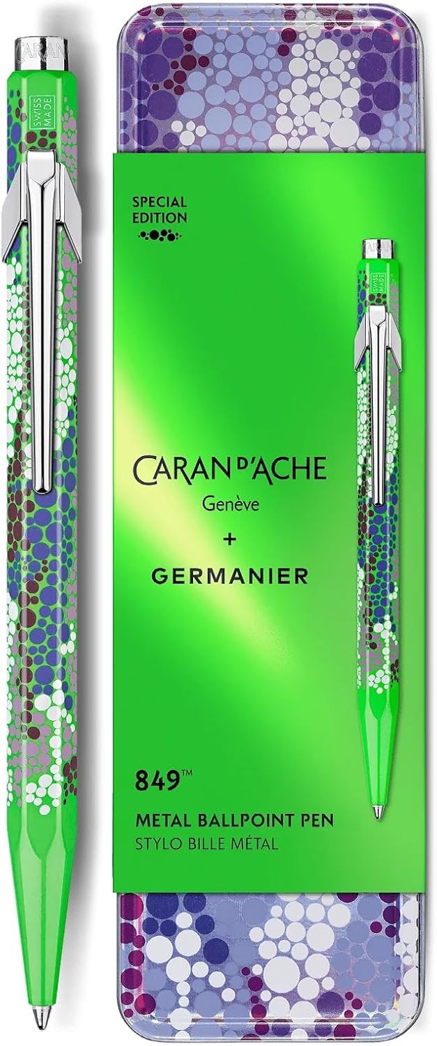 849 GERMANIER NEON GREEN BALL PEN