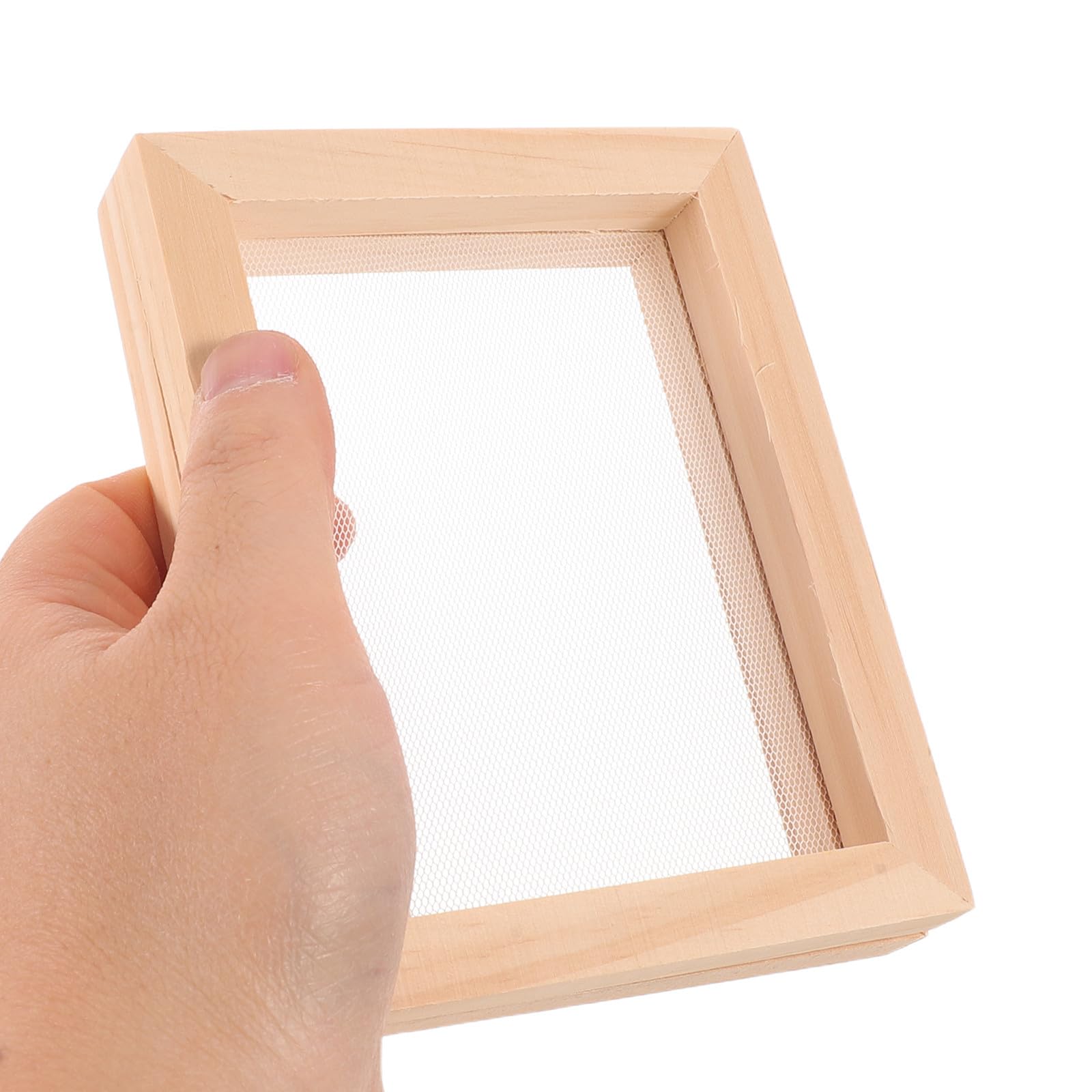 Kit para Hacer Papel con Marco de Madera de Doble Capa y Malla