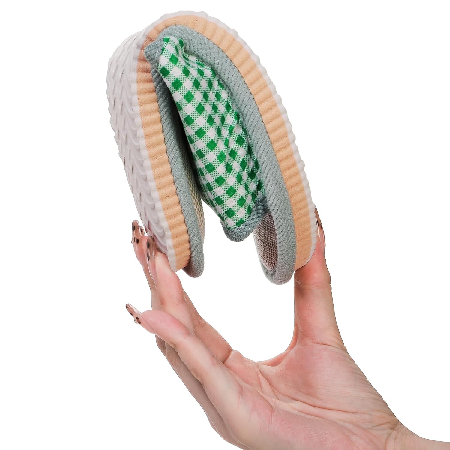 10 Pairs Washable House Slippers for Guests, Disposable Indoor Slipper with Thick Sole, Non Slip Open Toe Slipper, Spa Slipper Bulk for Home, Hotel, Bedroom, Travel, Unisex Universal Size - Image 2