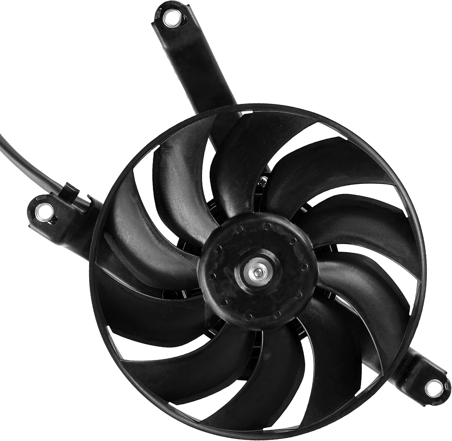 Caltric Radiator Cooling Fan Motor Compatible With Suzuki LT-A500X King Quad 500 LTA500X 4x4 2009-2014