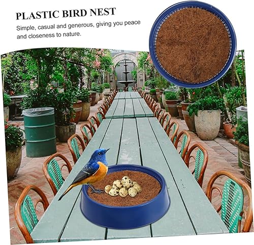 Miniatura 2 de Almohadillas compactas para nido de pájaros, accesorios de anidación de palomas reemplazables para cría de eclosión adecuadas para jaula de uso al