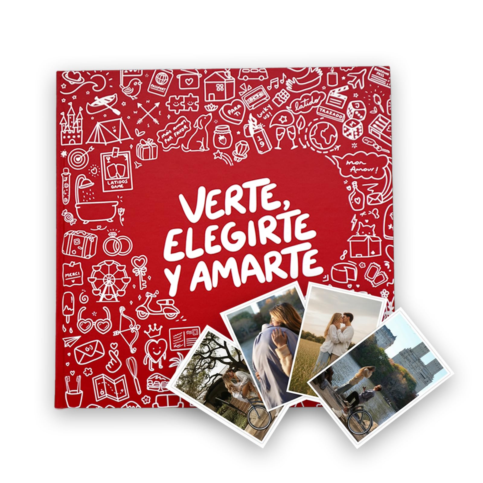 Album personnalisé de couple pour conserver vos plus beaux messages et photos de vie