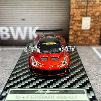 Amazon.com: LBWK Ferrari 458 GT 1/64 Red Mini Car : 藝術