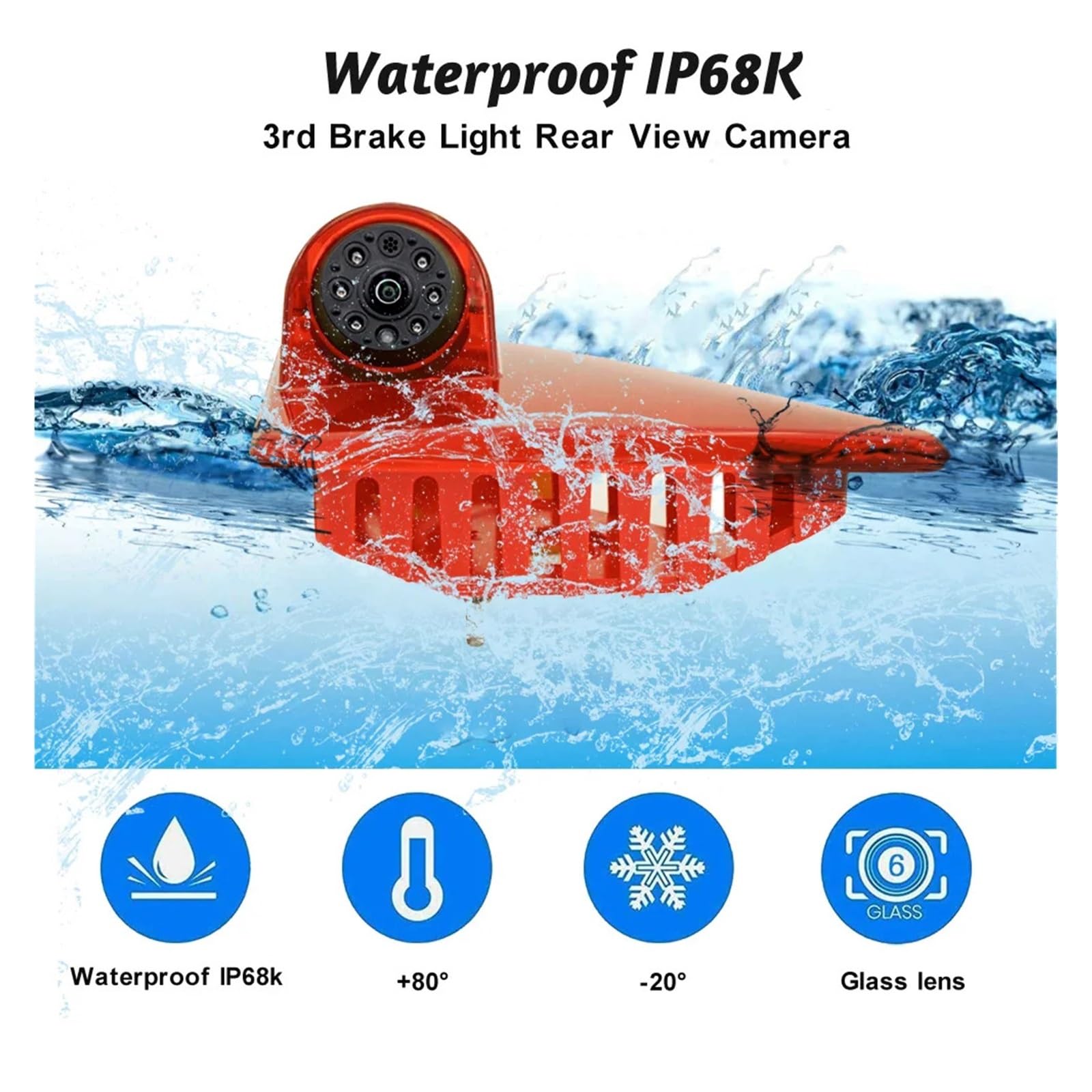 Kamera Cofania Z Wysokim Hamulcem I Zestawem Monitora Stabilna Transmisja SygnałU(SuctionCup Stand Kit)
