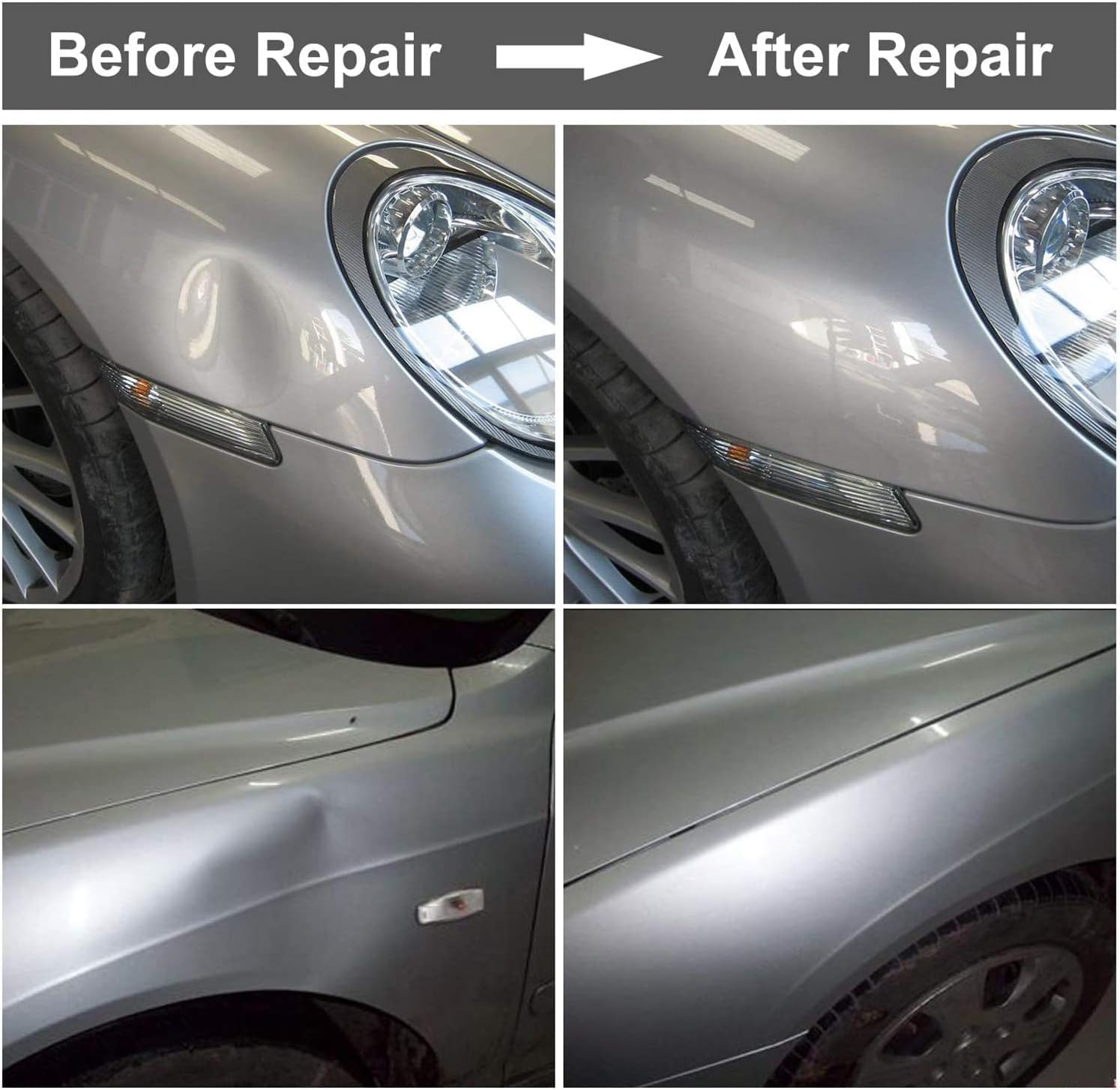 Auto Dent Puller Kit, Car Paintless Dent Repair Tool for Automobile Body/Motorcycle Body/Refrigerator Dent Removal