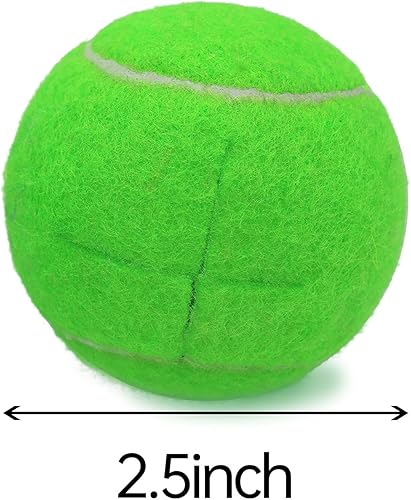 Miniatura 25 de Magicorange 4 pelotas de tenis precortadas para patas de muebles y protección del suelo, almohadillas de fieltro resistentes de larga duración Negro