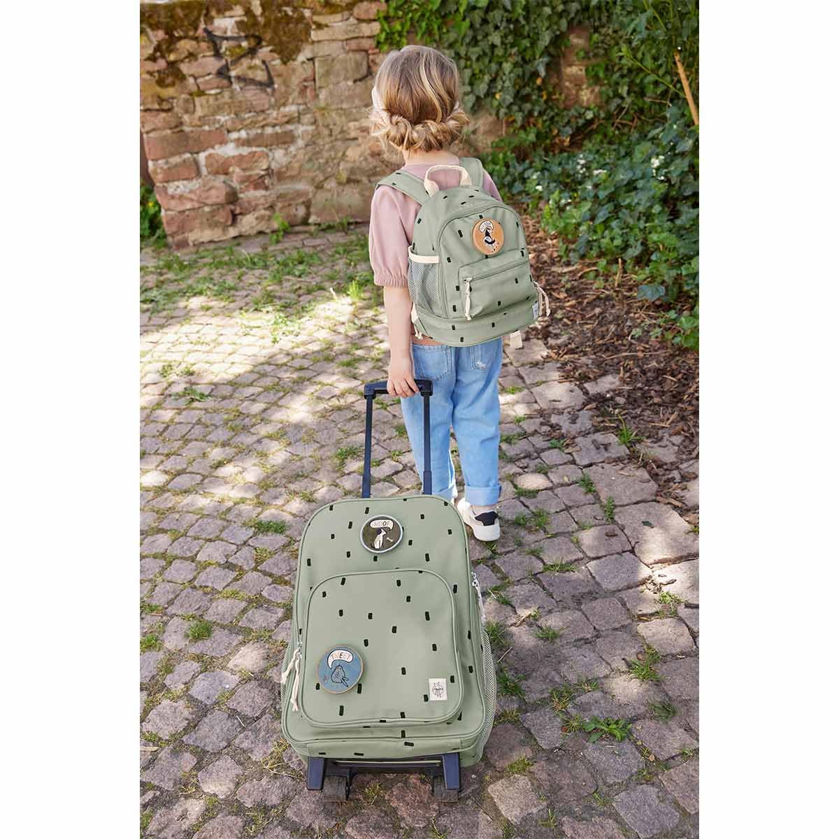 Valigia Zaino 2 In 1 Per Bambini Lässig | Trolley Con Ruote Trasformabile In Zaino, Leggero, Impermeabile, Per Viaggi E Gite
