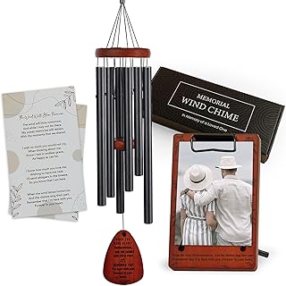 Sympathy Wind Chimes for Loss of A Loved One, Memorial Wind Chimes, Memorial Gifts for Loss of Mother or Father, Sympathy Gift, WindChimes in Memory of A Loved One, Funeral Gifts, Bereavement Gifts