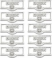 Vista 59 de Placa de interruptor de suministro para renovadores, placa de pared con acabado de latón "Downstairs