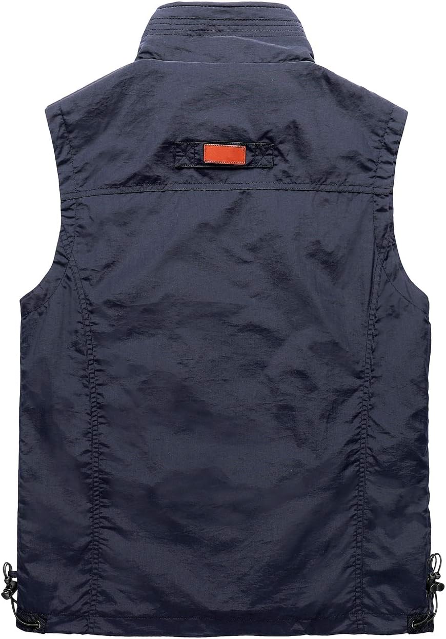 Hixiaohe Men's Casual Lightweight Outdoor Vest Work Fish Photo Travel Vest - Image 3