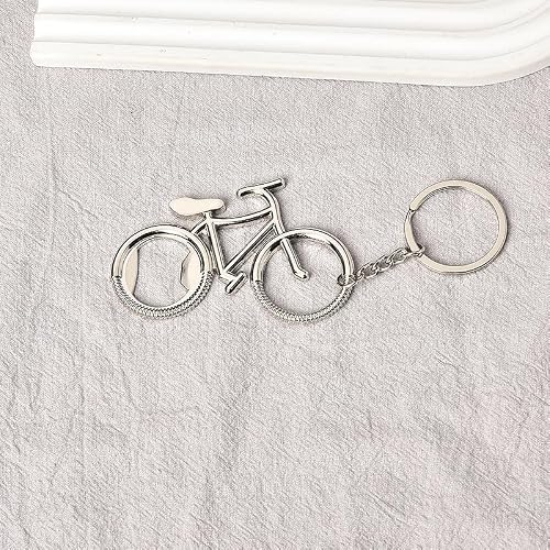 Bike Keychain Bottle Opener for Cyclist Gifts for Women Men Bicycle Bottle Opener Cycling Bike Gifts for Sports Lover Bicycle Keychains for Family Friend Birthday Christmas Gifts