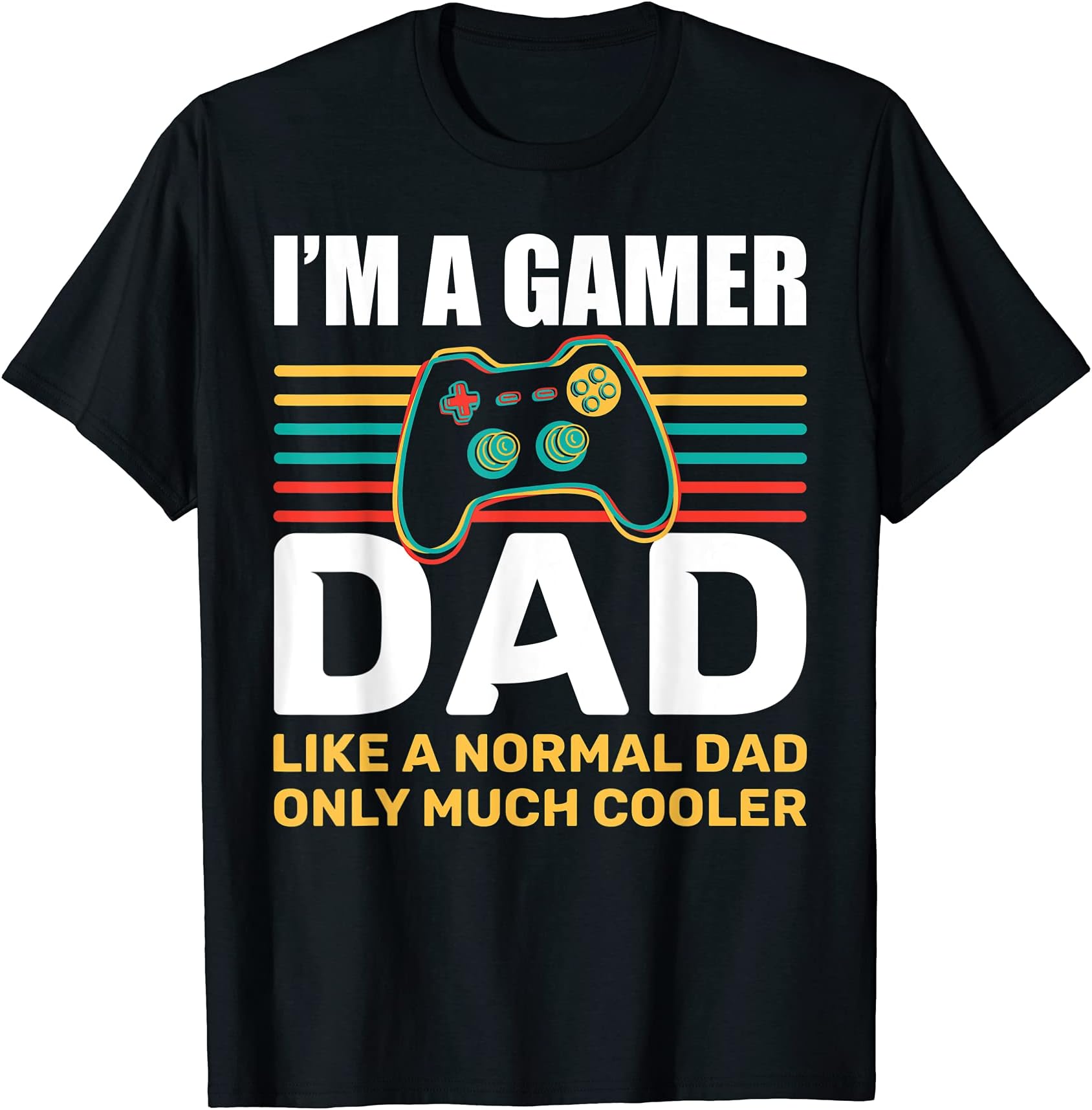 Gamer Dad funny gaming shirt gamer geek T-Shirt