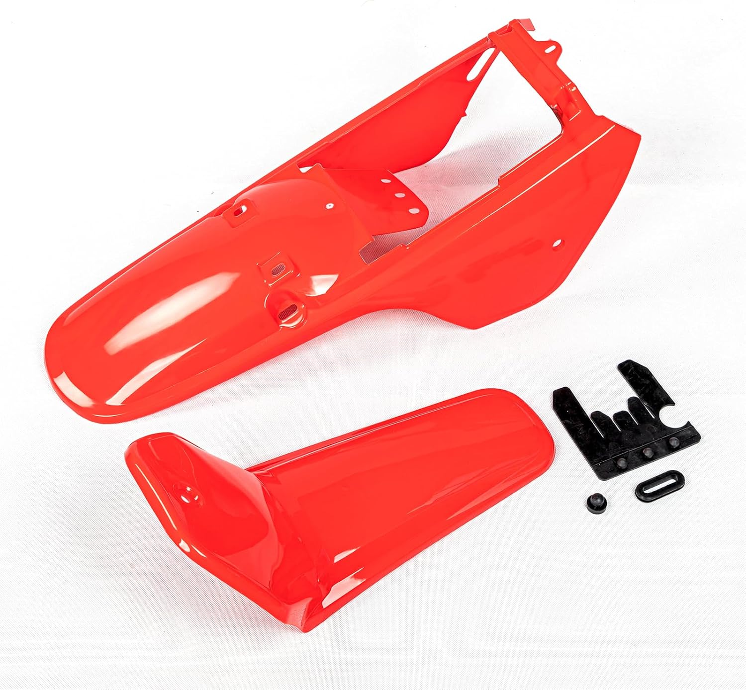 PW80 Plastic Kit, Tank Seat Gas Cap Petcock for yamaha PW80 PY80 PEEWEE Y-Zinger 80 Kid Bikes (Red)