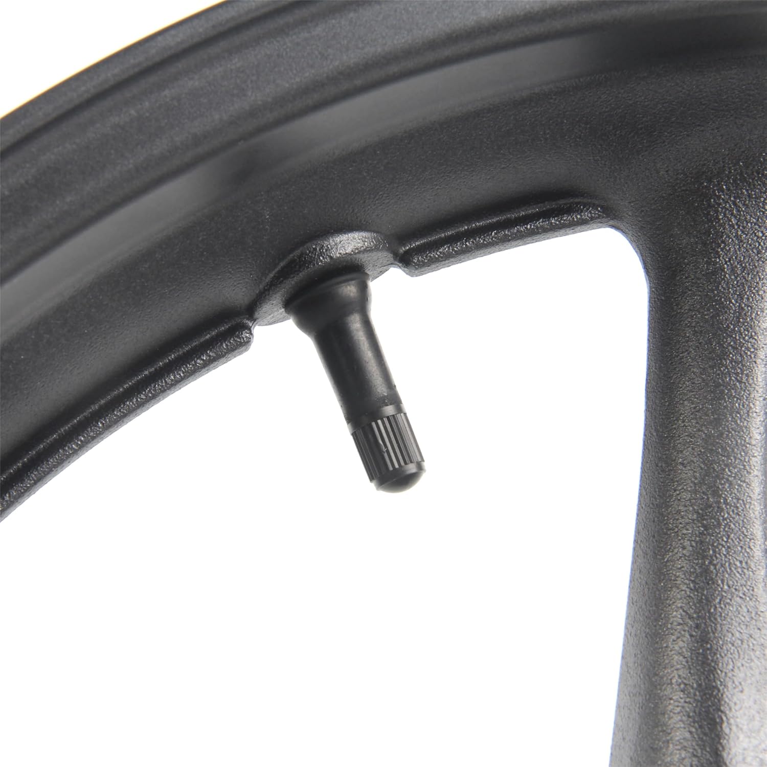 Matte Black Front Wheel Rim and Brake Discs Rotors Compatible with Yamaha YZF R1 R6 2006-2012, Motorcycle Replacement Accessories Parts