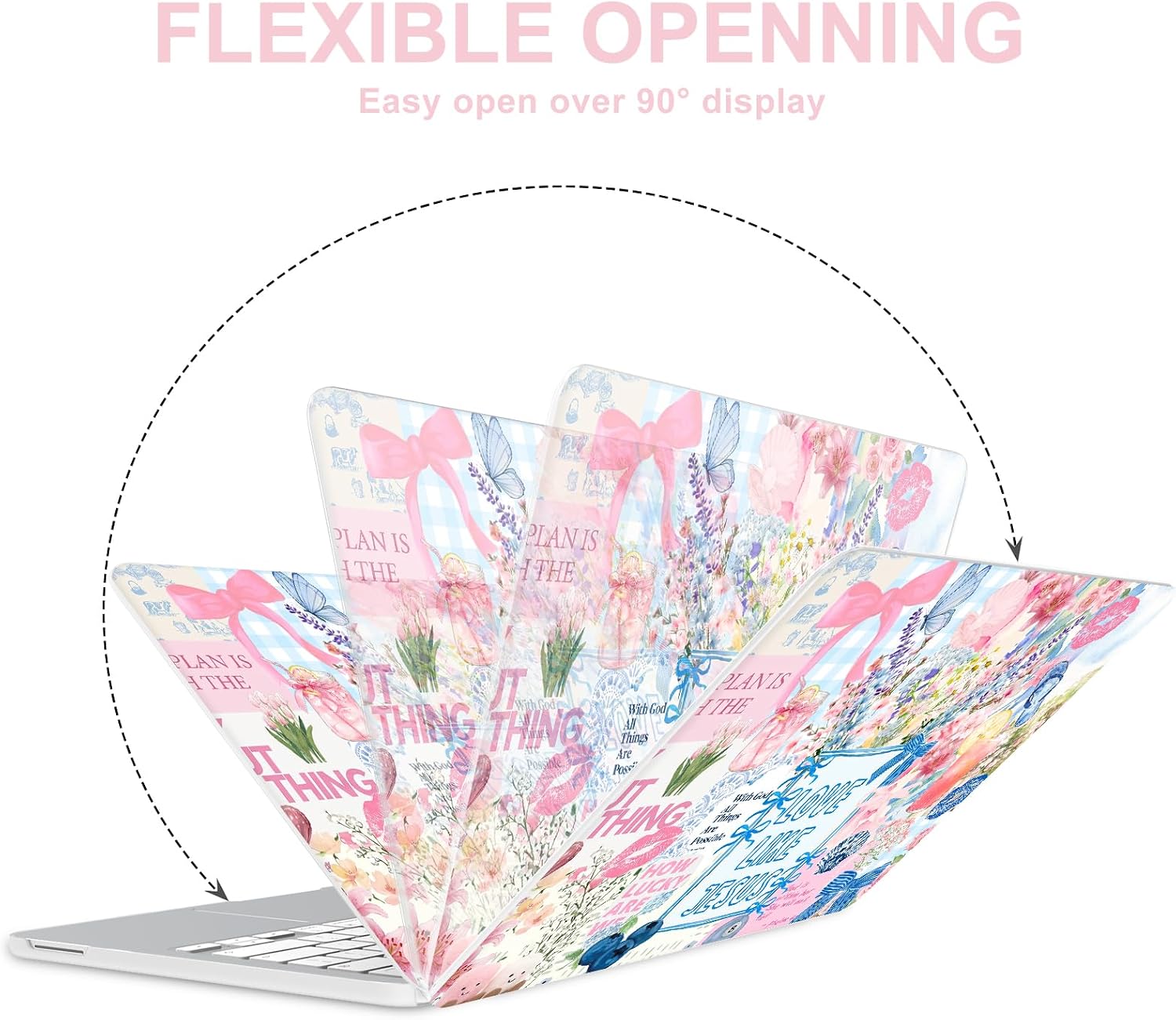 AKIT for MacBook Neo Case 13 inch 2026 A3404 (A18 Pro Chip), Love Collage image 5