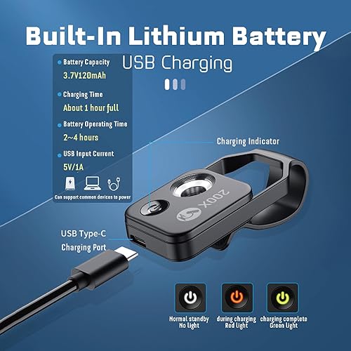 Miniatura 4 de Mini microscopio de bolsillo para teléfono 200X con luz LED, microscopio de bolsillo para teléfono celular con lente CPL, microscopio digital