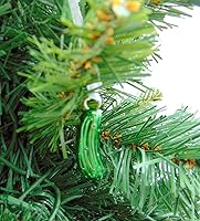 Vista 4 de Juego de decoración navideña de árbol de pepinillo en caja con tarjeta de historia de leyenda