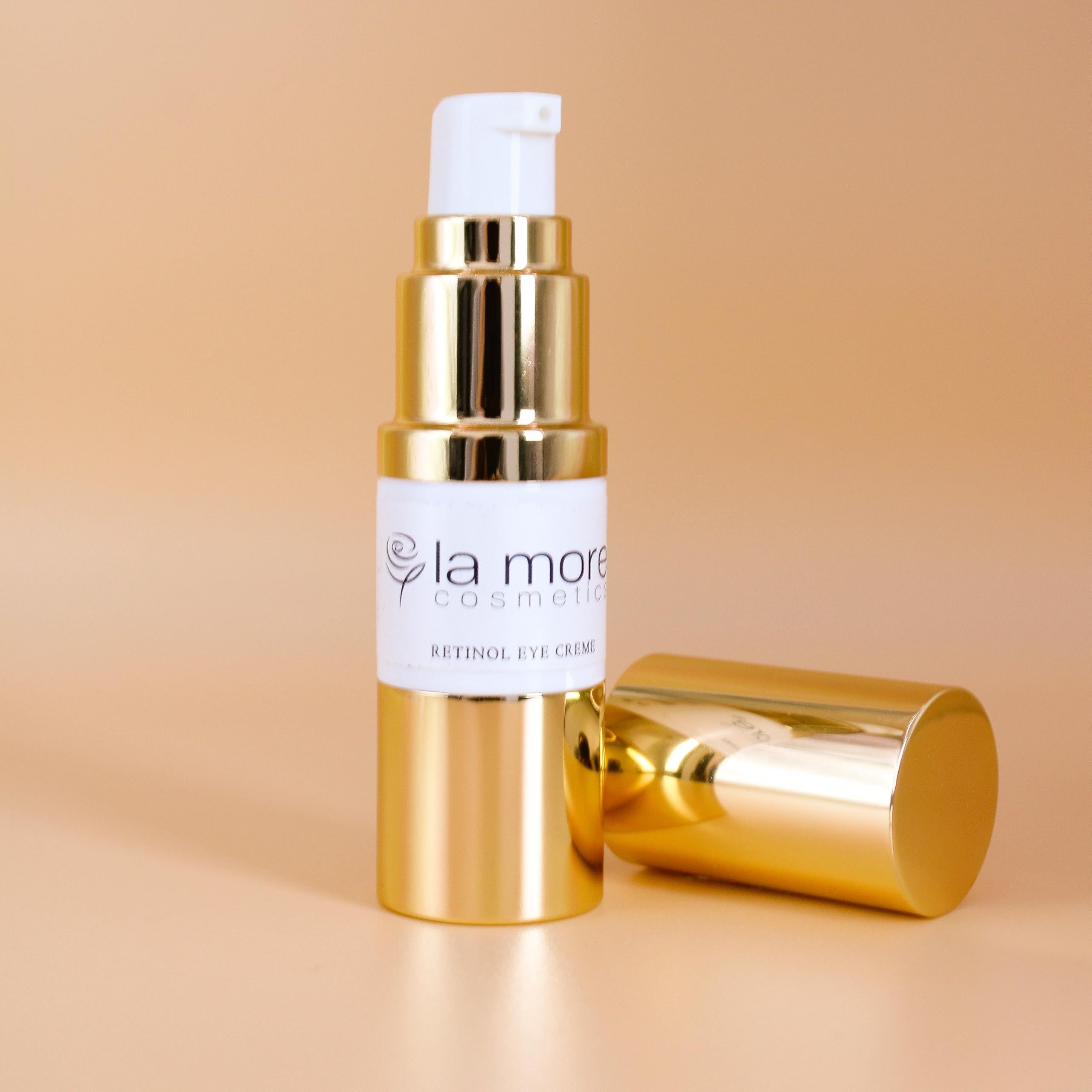 Retinol Augencreme – Anti-Aging Eye Cream gegen Falten & Augenringe, mit Jasmin- & Weißdornextrakt, straffende Pflege für die Augenpartie, tierversuchsfrei, Made in Germany (15 ml)
