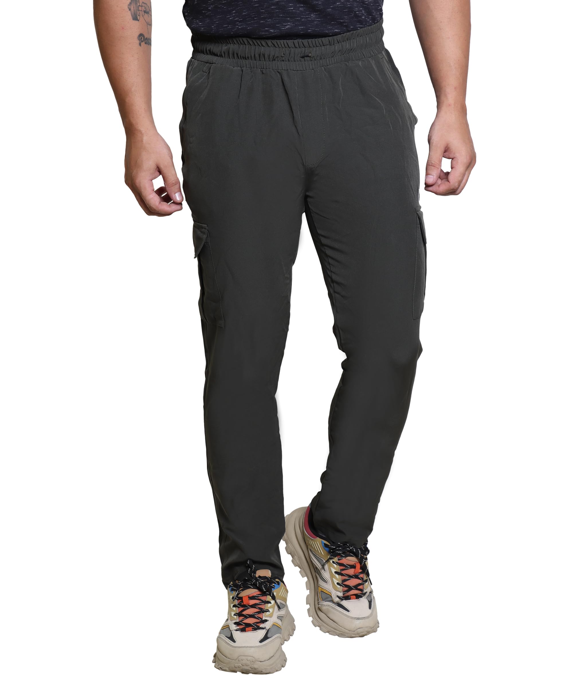 Track Pant for Men – Polycotton Joggers, Gym Pants & Lowers for Men with Adjustable Waist, Moisture-Wicking Fabric & Pockets – Cargo & Ideal Sports Pajamas for Workout & Casual Wear-picture-12