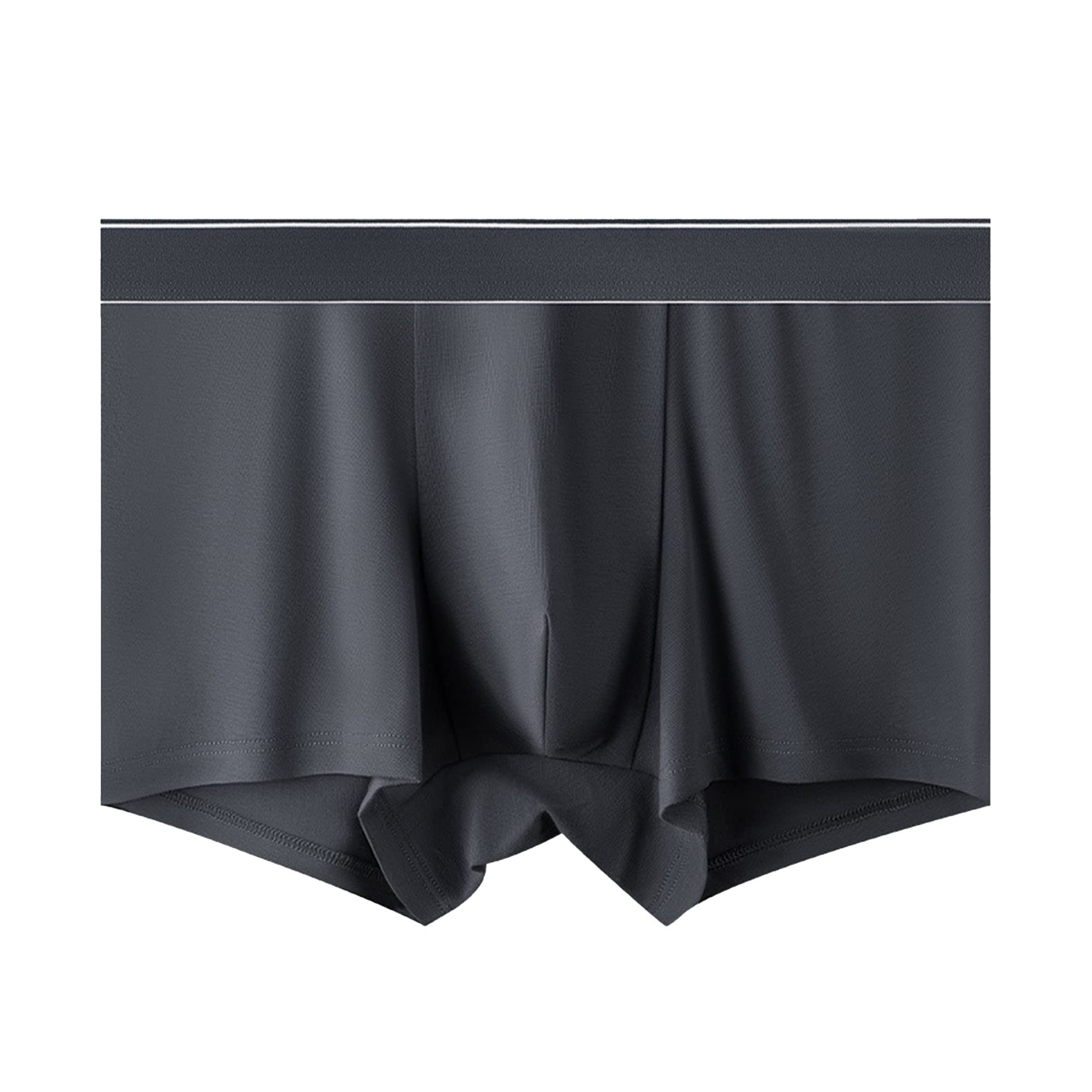 Mens Boxer Briefs Cotton Underwear Low Rise Stretch Trunks Short Leg Comfortable Underpants 3 Pack Multipack