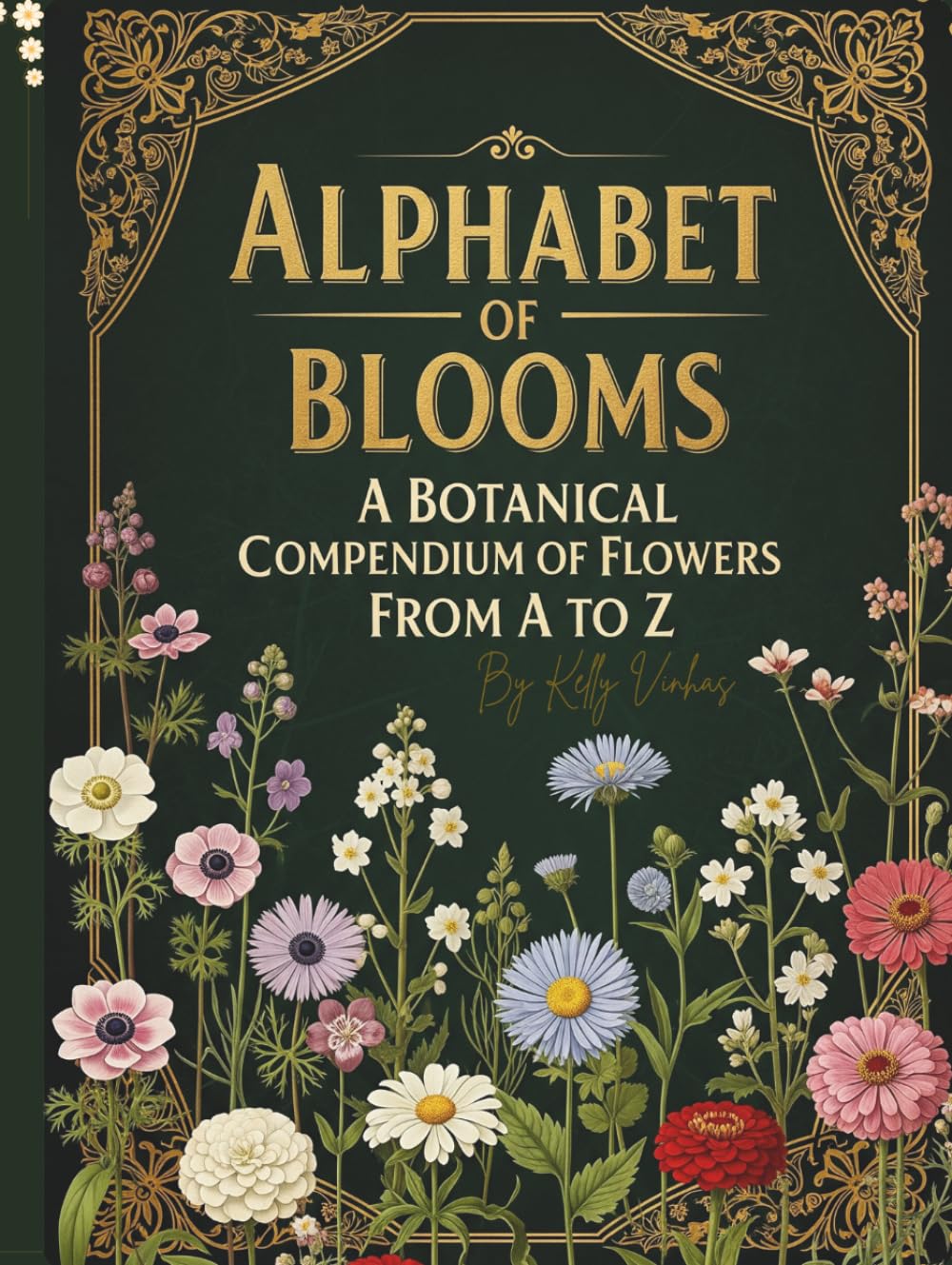 Alphabet of Blooms, A Botanical Compendium of Flowers From A to Z: Visual Encyclopedia of Floral Curiosities, Botanical Illustrations, and Flower Meanings for Nature Lovers