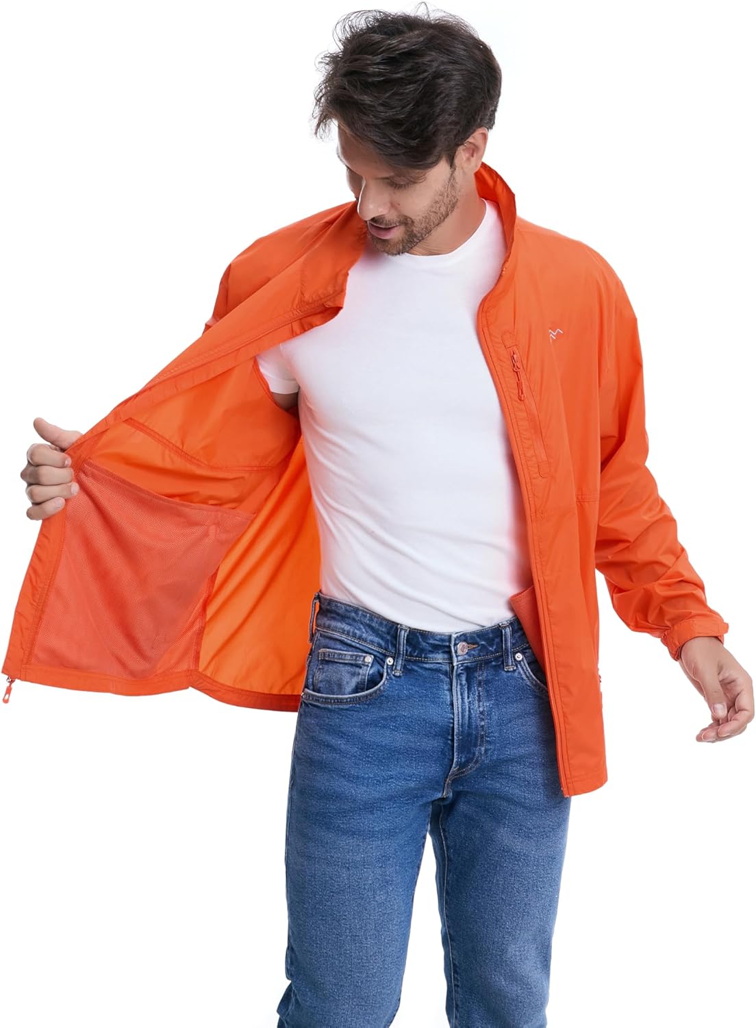 TRAILSIDE SUPPLY CO. Mens Windbreaker Jackets Lightweight Packable Jacket,Windproof and Dustproof - Image 3