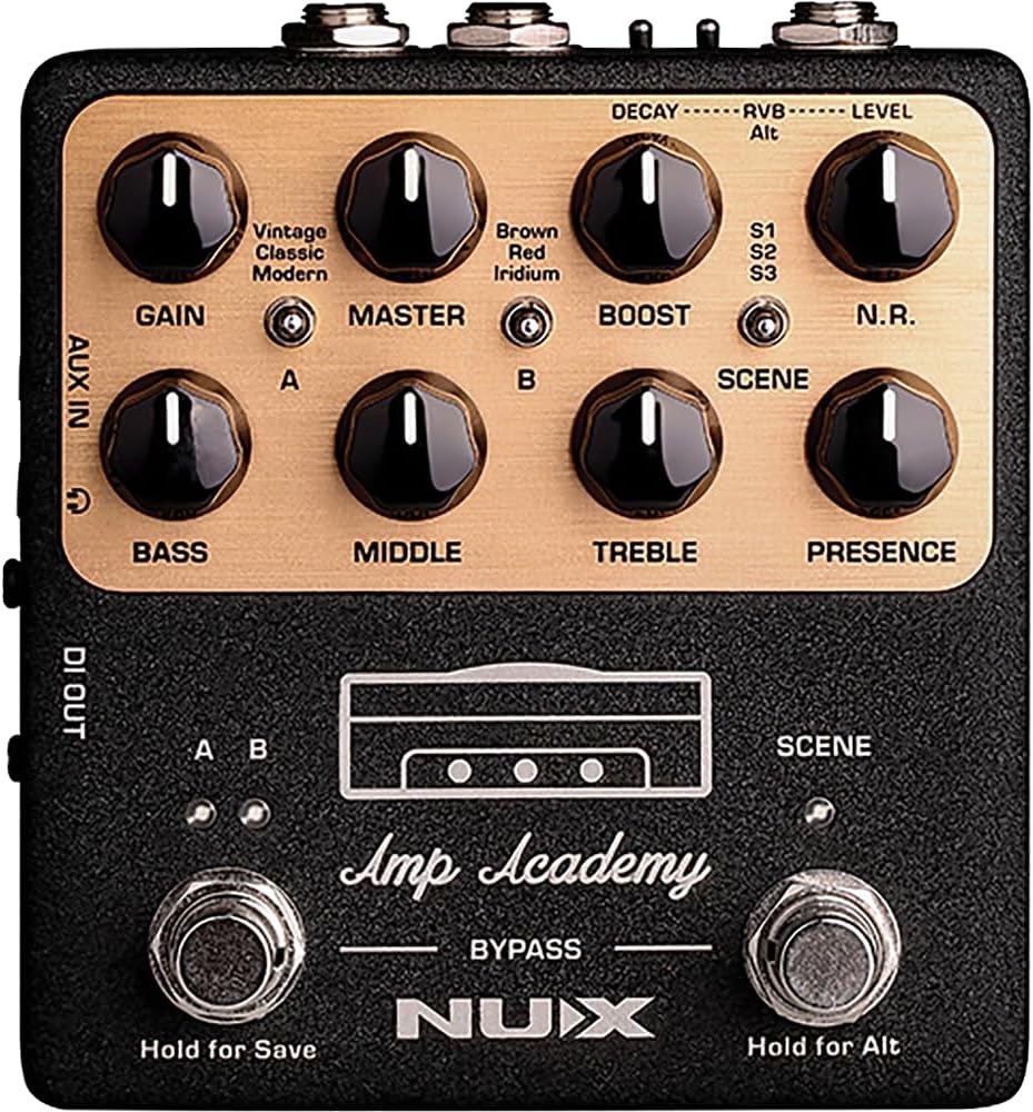 NGS6 Amp Academy - Stomp Box Amp Modeler, Black