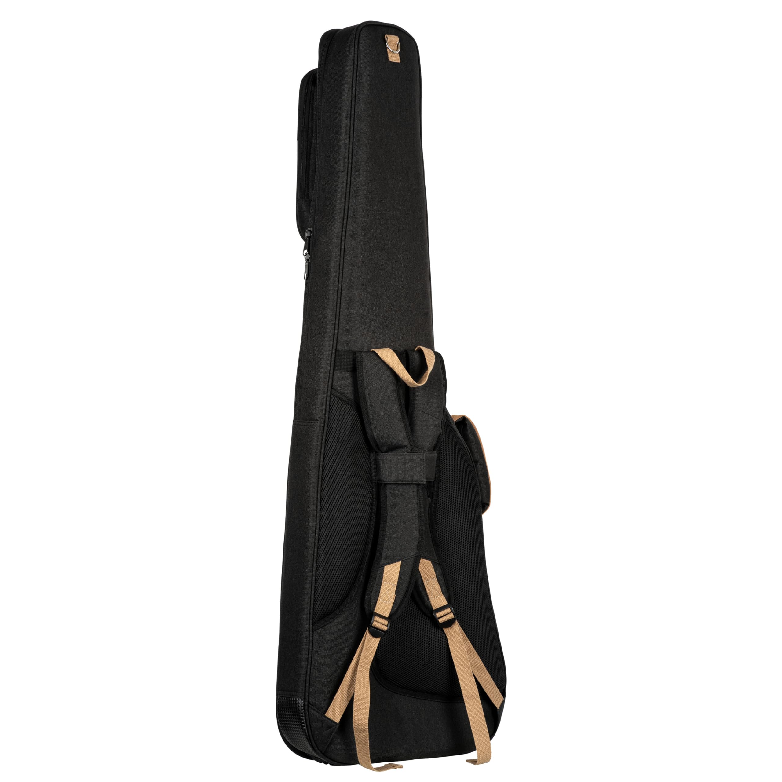 Ortega Guitars Deluxe E-Bass-Tasche - Baumwolle Schwarz, OGBEB-DLX-BK