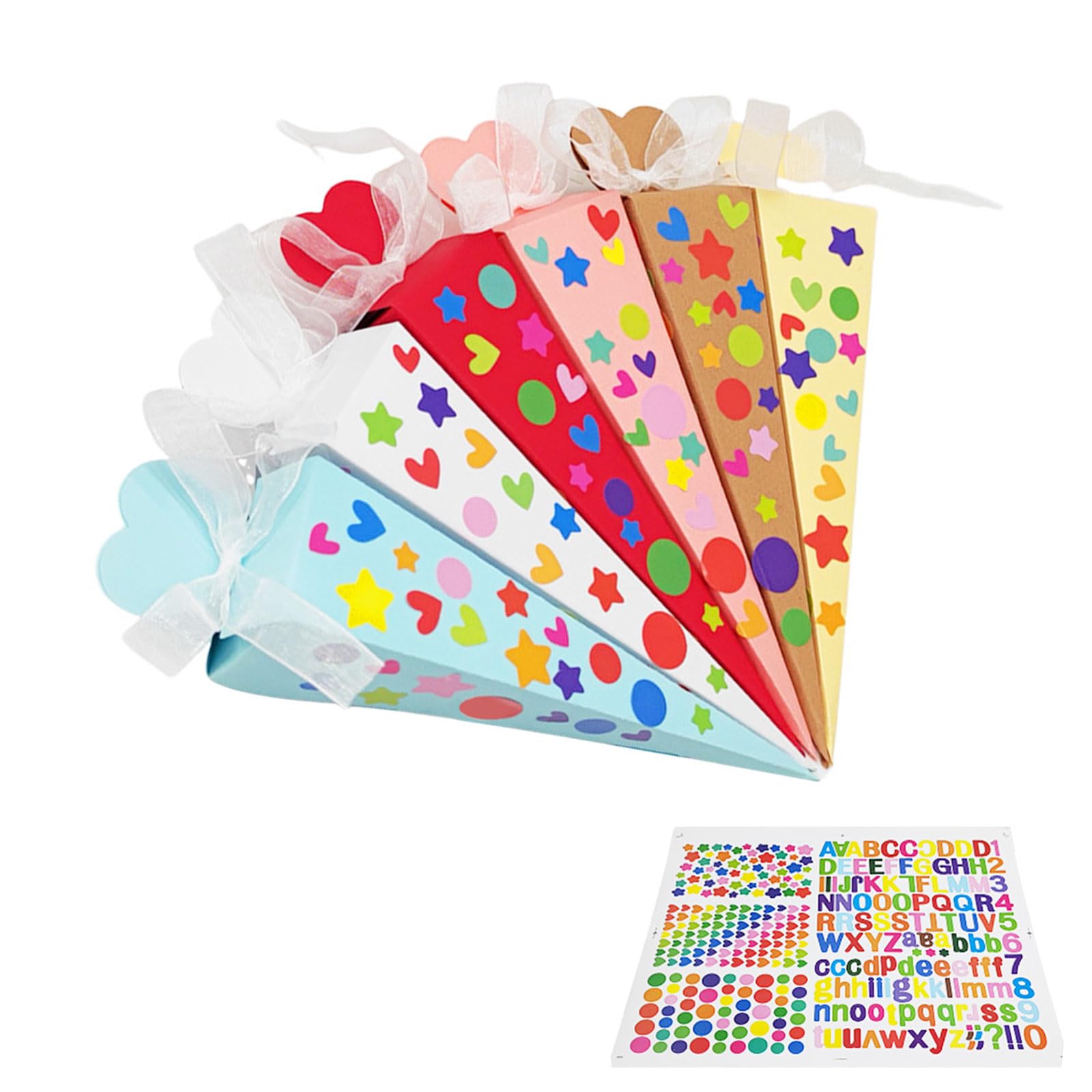 Oooaooo Schultüten Set 32 Stück - Mini Zuckertüten Zum Befüllen Für Einschulung