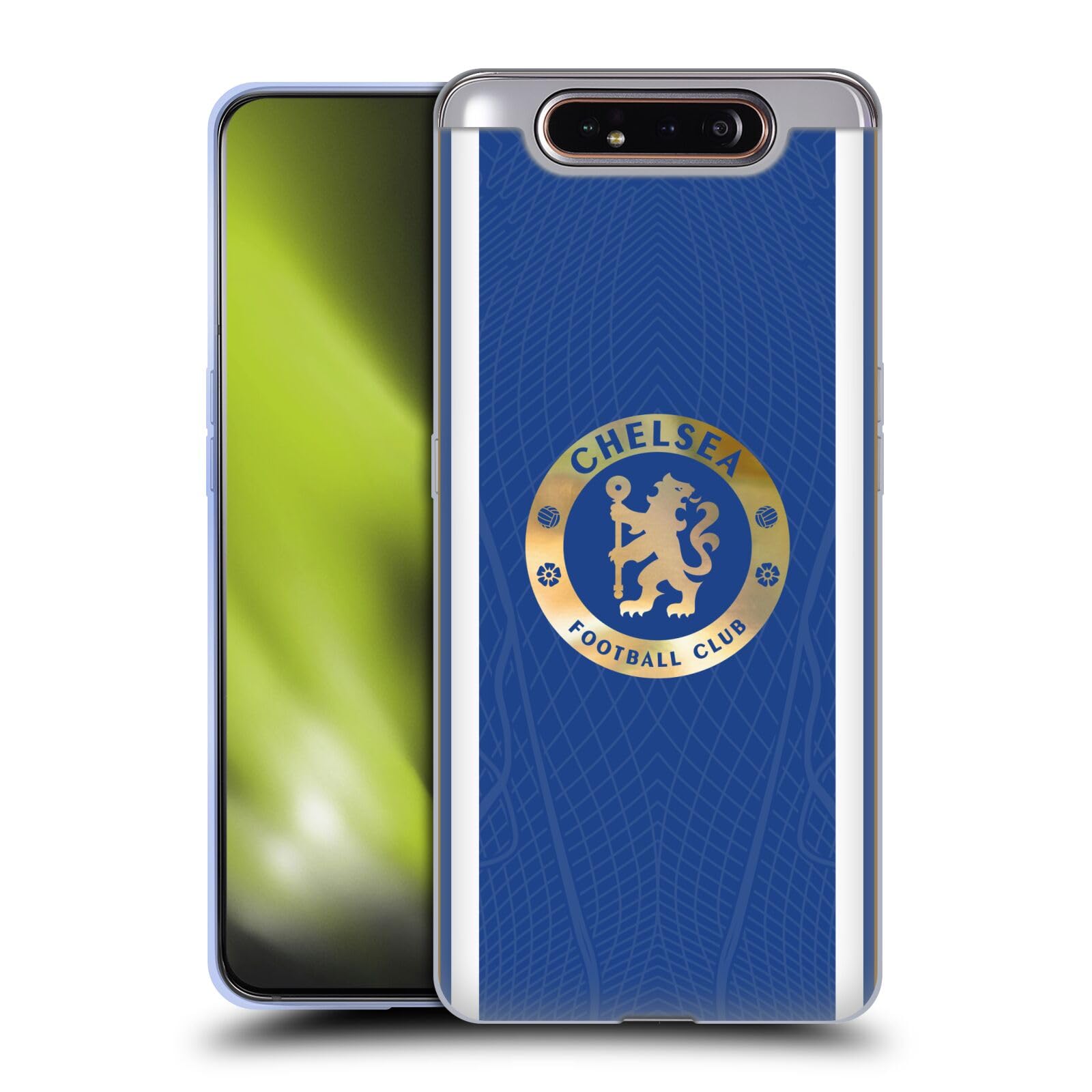 Head Case Designs Officially Licensed Chelsea Football Club Home 2023/24 Kit Gel Case [Military Grade Protection] Compatible With Samsung Galaxy A80 (2019)
