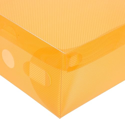 Miniatura 5 de ABOOFAN Caja de almacenamiento de zapatos apilable de plástico para guardar zapatos, contenedor de zapatos transparente con tapa para armario,