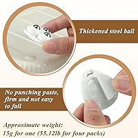 Vista 83 de Honoson 8 Pcs Self Adhesive Caster Wheels Appliance Rollers Appliance Sliders for Kitchen 360° Swivel Universal Wheel Mini Small Kitchen