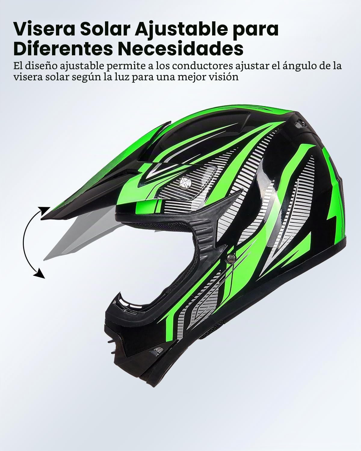 ILM - Casco de motocross para niños, para motocross, todoterreno, aprobadas por DOT