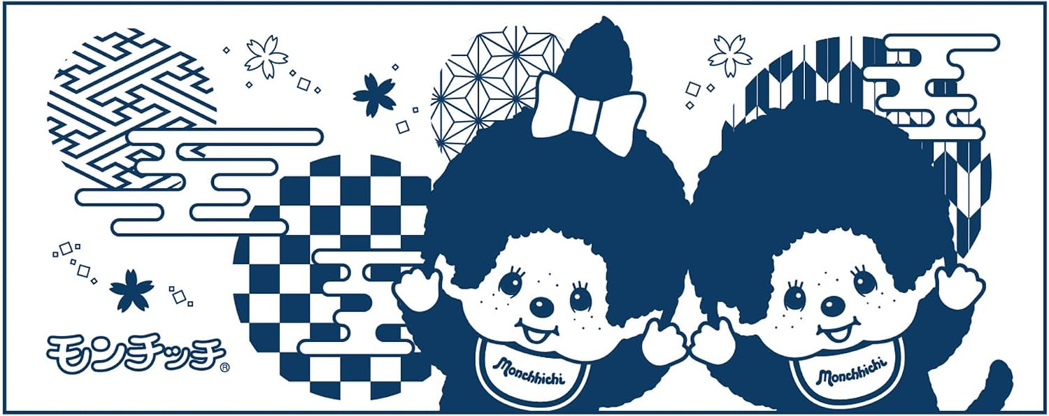 Tsujicel Monchhichi Teacup Japanese Pattern