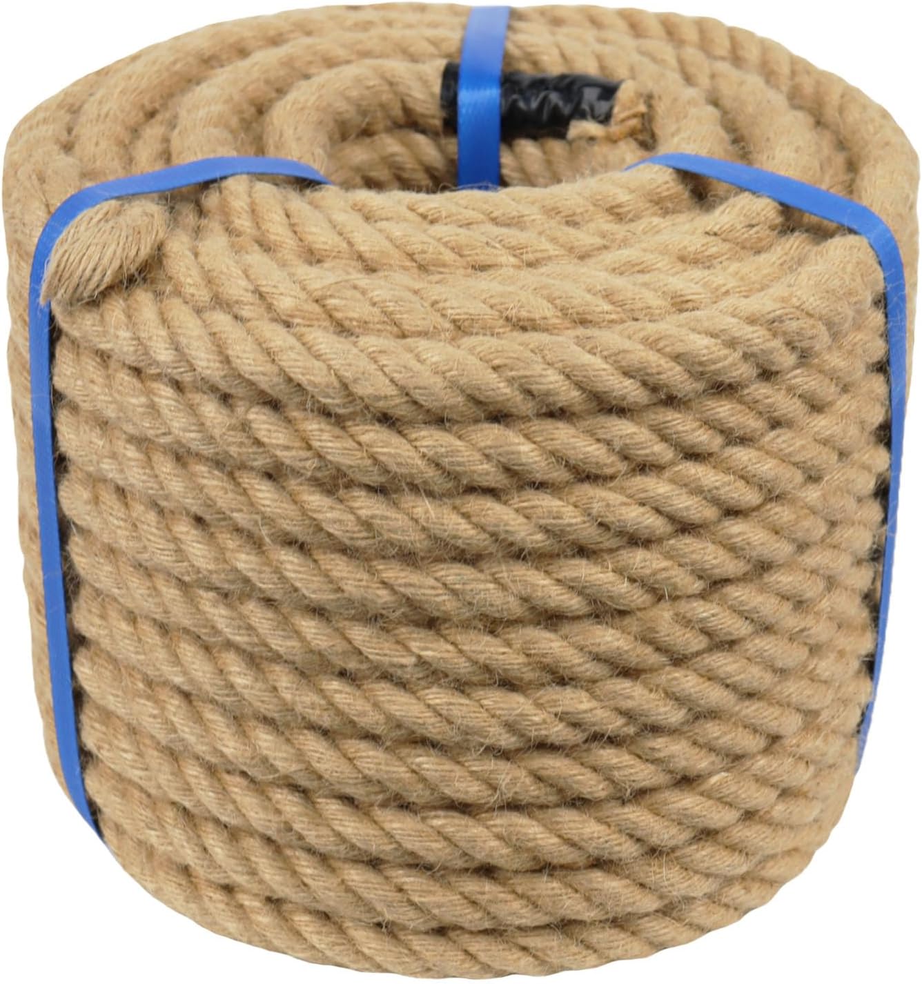 Amazon.com: 3/4 Inch Natural Jute Rope, 100 Feet Thick Hemp Rope, 4 ...