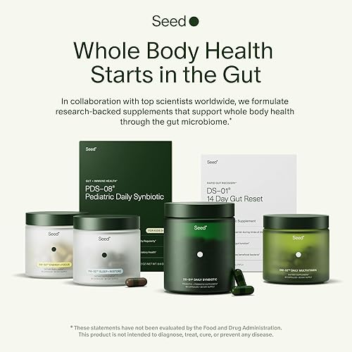 Miniatura 9 de Seed PM-02 Sleep + Restore Ayuda para dormir para mujeres y hombres Melatonina y Ashwagandha bioidéntica que no forma hábito Vegano y estable en