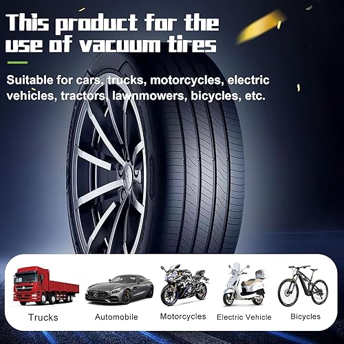 Miniatura 3 de Pegamento de reparación de neumáticos de 4.1 fl oz, 20 clavos de goma para reparación de neumáticos para unión de paredes laterales o fugas de aire