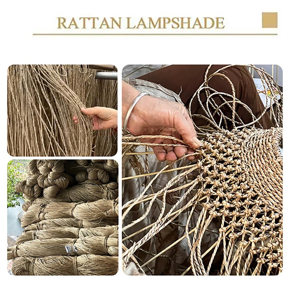 Żyrandol Z Rattanu, Wiklina, Trawa Morska, Rattan, Boho, Ręcznie Tkany, Bambusowe Lampy Wiszące, Lampa Rattanowa Do Kuchni, Wyspy, Jadalni, Salonu, Rustykalnego Domu