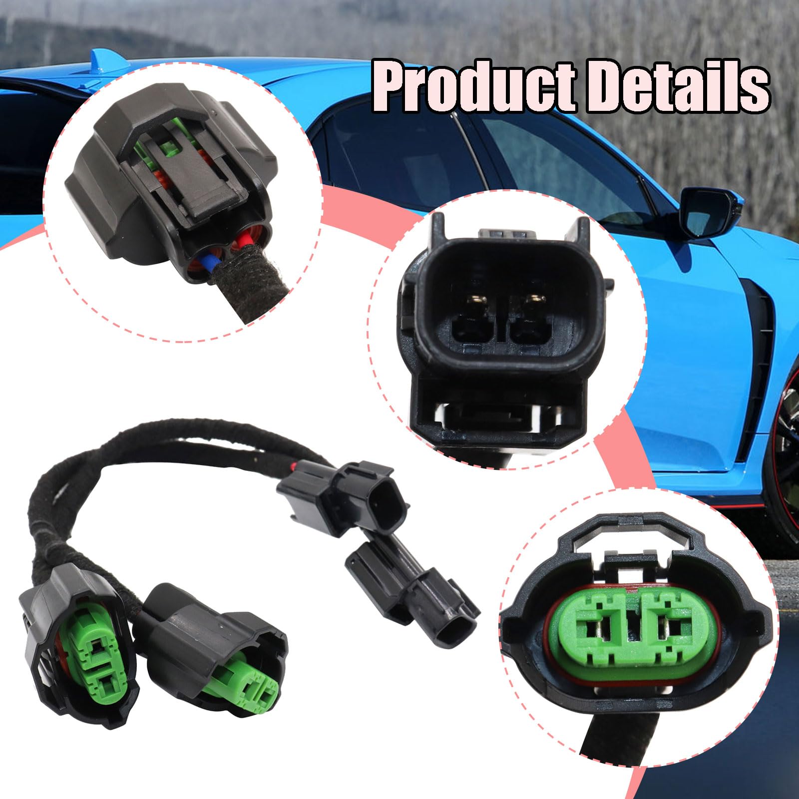 ホンダ 純正 流用　シビック FK7 FK8 LEDカプラー 変換ハーネス Amazon.co.jp: LEDフォグライトランプコネクタ配線アダプター変換