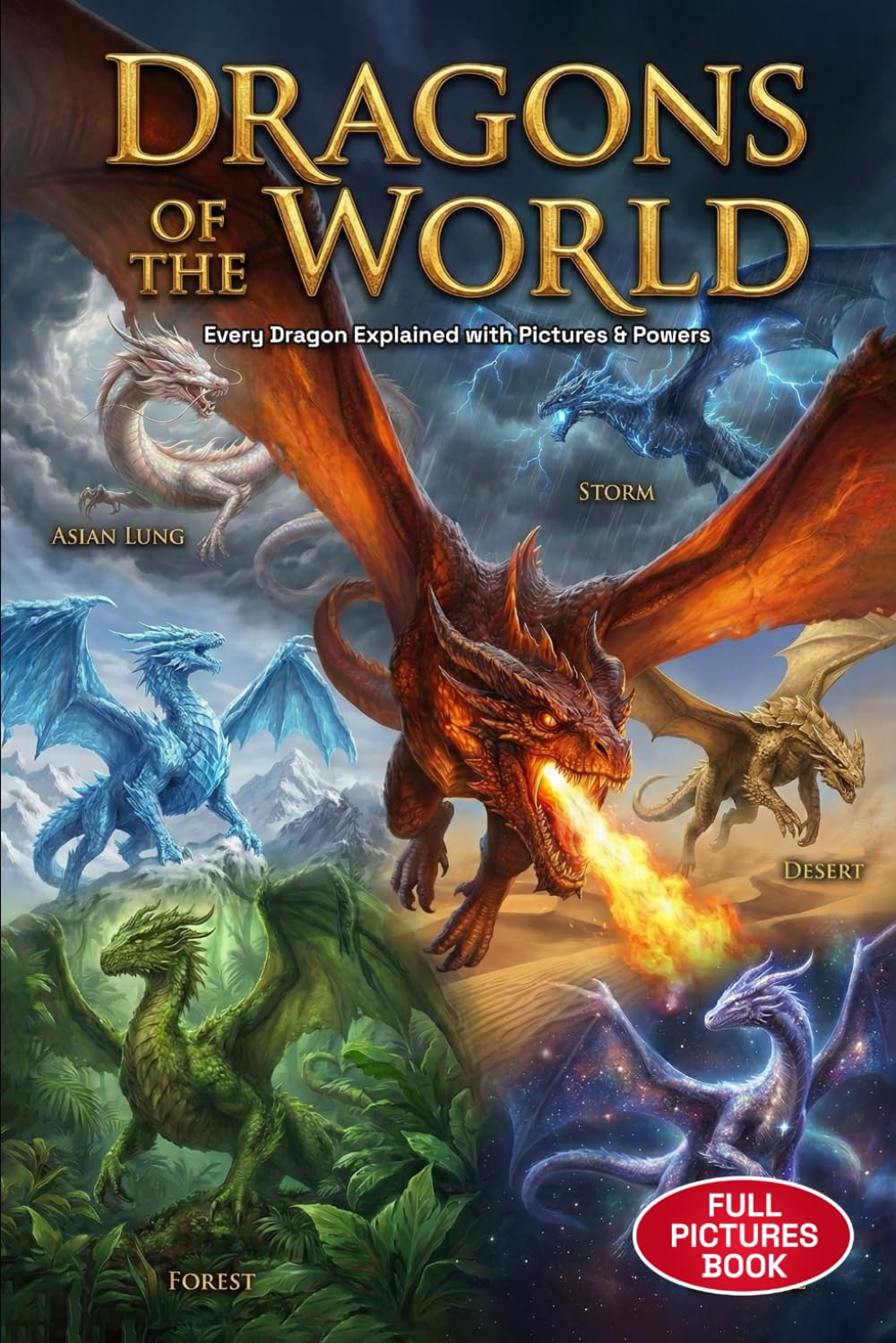 Dragons of the World: Every Dragon Explained with Pictures, Powers & Fun Facts for Kids