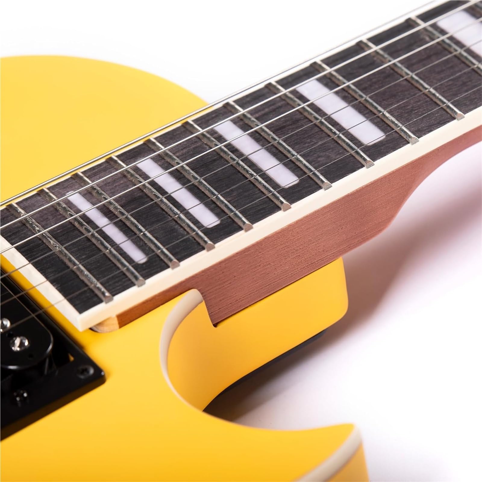 Guitare Électrique 6 Cordes Robuste Avec Chevalet Fixe Et Deux Micros Guitare Électrique Débutants